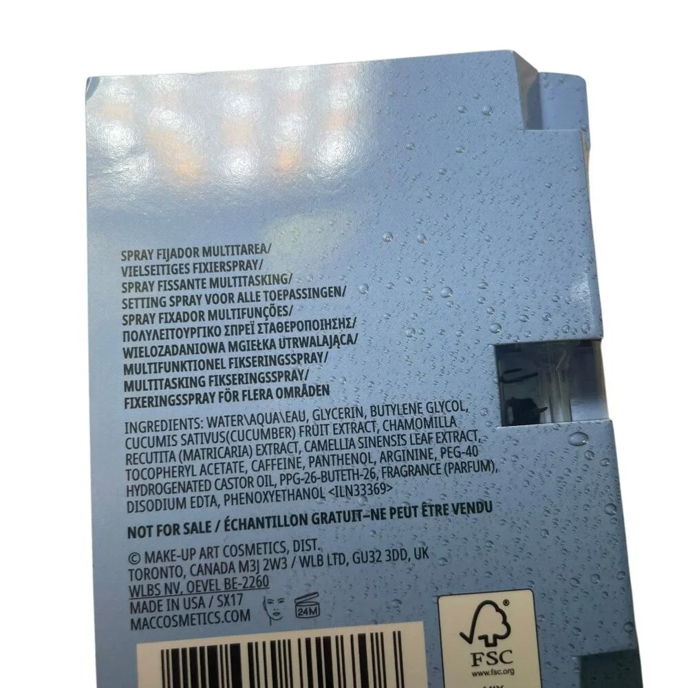 MAC Fix+ Setting Spray Sample Bundle – 7 Pack – New 2.5ml Each